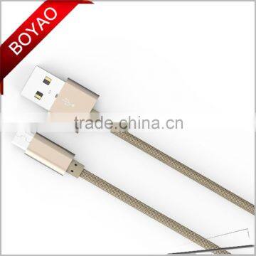 universal 2.1A charger usb data cable round usb phone data cable