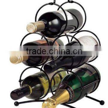 Black Wire 5 Bottle Wine Rack