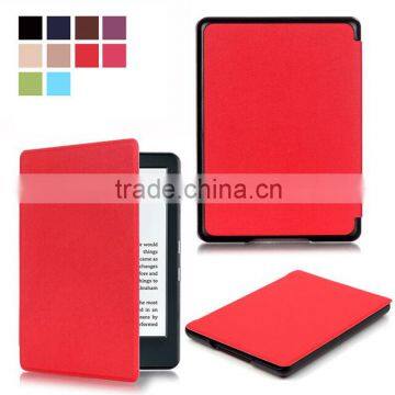 New Arrival Flip PU Leather Case for 2016 New Kindle e-Reader, 6inch Leather Case for e-Reader New Kindle 2016