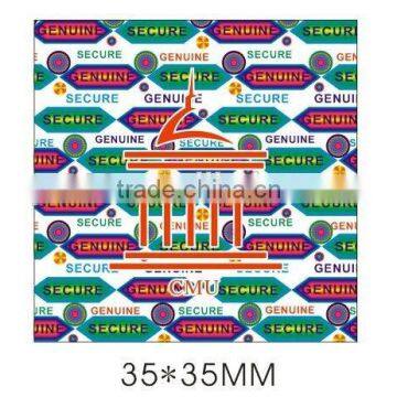 Cheap Custom Design 3D Hologram Hot Stamping Sticker