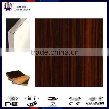 Wood Grain High Glossy UV mdf, uv coated mdf board