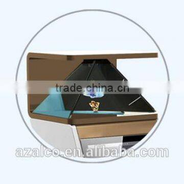 3D Pyramid Hologram Display Showcase/3D Holographic Display for product display with HD Resolution