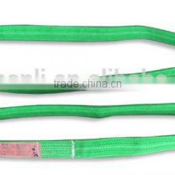 wide belt strap webbing lifting sling eye &eye