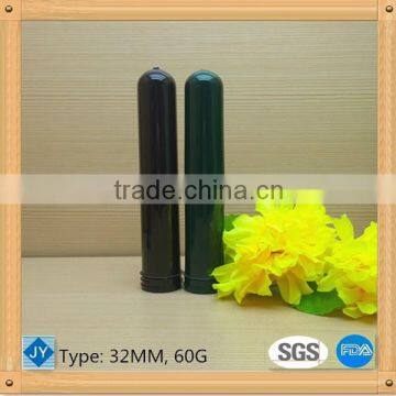 32mm neck size 60g pet bottle preform, cosmetic pet peform