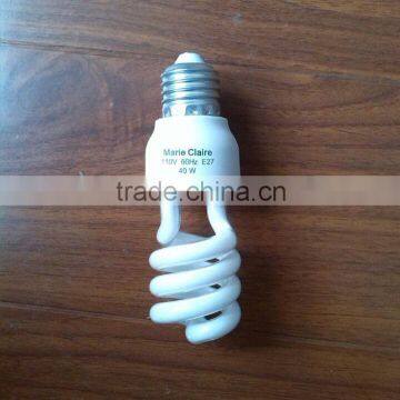 30W spiral energy save lamp,U spiral energy save lamp,half spiral