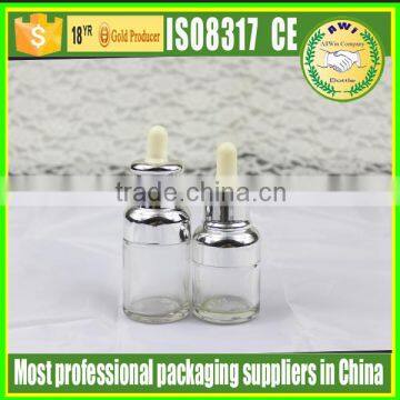 30ml Luxury Skincare Cosmetic Glass Dropper Bottle with Cap/ Skincare Cream for Glass Cosmetic Packaging