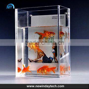 OEM china big high quality strong and safe square Acrylic fish tank, floor acrylic Fish tank