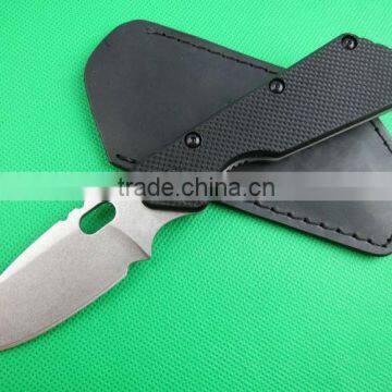 Black Version OEM Tactical Folding Outdoor Knife with G10 Handle