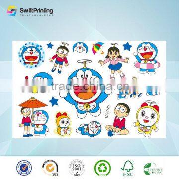 Fashionable promotional offset printing care symbol sticker