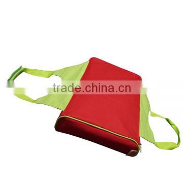 New tote big durable square polyester printed ice bag for wine