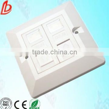 High performance rj45/rj11/vga face plate