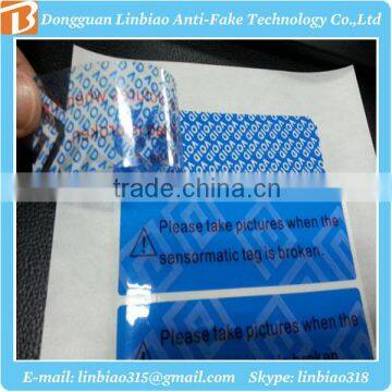 self adheive antistatic void seal if broken for shipping label