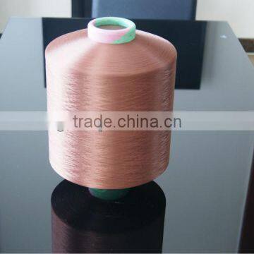 raw white polyester covered spandex yarn for socks knitting
