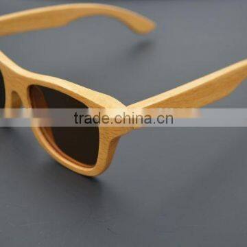 2015 OEM Newest Wood Glasses 100% Nature Wholesale Handmade Custom Bamboo Eyewear Du Wood Sunglasses