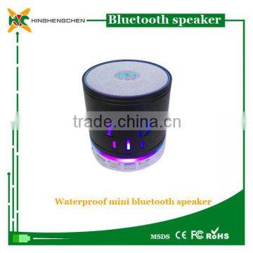 2015 New products music mini bluetooth speaker with led light