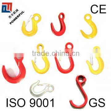 ALLOY FORGED LARGE OPENING EYE HOOK WITH LATCH