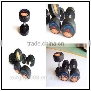 shandong dumbbell with fixed natural rubber