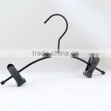 Creative Copper Metal Clips Hanger for Pants, Wire Skirt Hanger photo-5