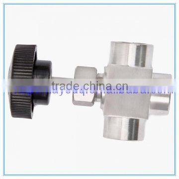 Standard SF6 pressure gauge control valve