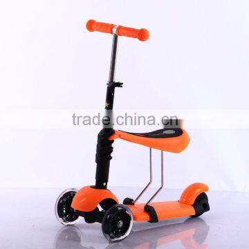 Three Wheels Baby Plastic Scooter With Comfortable Seat/baby Kick Scooter With Seat photo-3