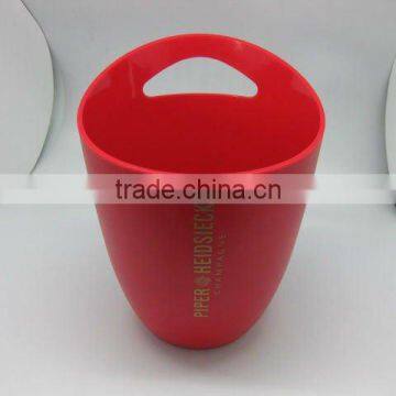 colorfull plastic ice bucket with logo printing