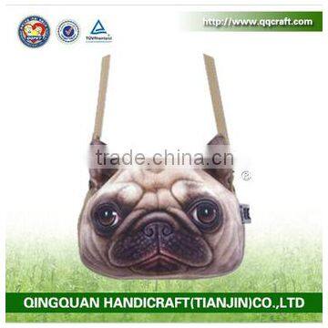 QQ Pet Factory 3D cat face hand bag / school bag