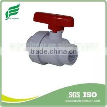 PVC Single Union Ball Valve thread and socket