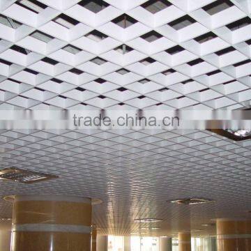 70*70mm Cell Size 100*100mm Hotel Corridor Ceiling of Aluminum Grid