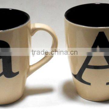 Paintable Ceramics Mug | Re-flexed Edge Ceramic Mug | Cheap Ceramic Mugs
