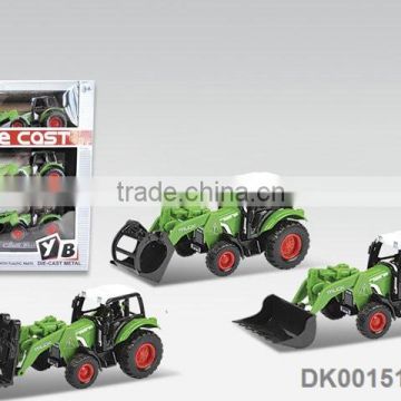 Pull back diecast model farmer car