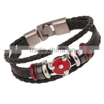 Anime leather students Bracelets Leather Bracelets