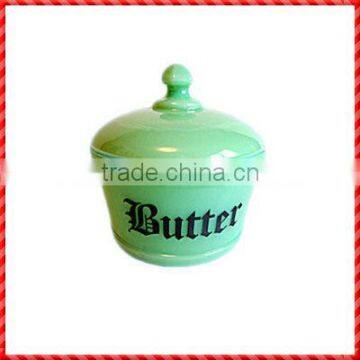 Green color Decorative Butter Holder