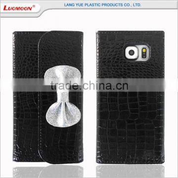 New bowknot leather case for iphone 6s, for iphone 6 case