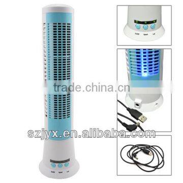 2016 hot sale product chinese factory price cheap JY502B ABS plastic material usb tower fan with Swing function