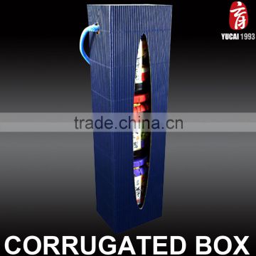 Wholesale Custom Print Portable Wine Corrugated Box