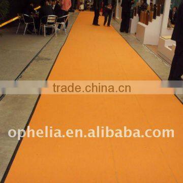 Needle Punched Nonwoven Plain Surface Exhibition Carpet photo-2