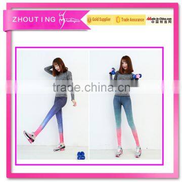 Fashion gradient yoga pants