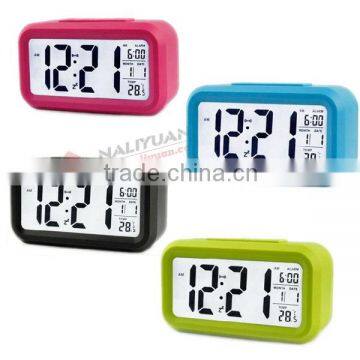 New design big lcd display desk clock digital desk clock