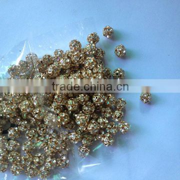 jewelry accessories 6mm 8mm 10mm rhinestone balls