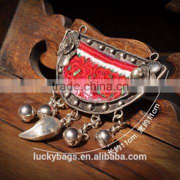 Hot selling silver woman necklace national women necklace handmade necklace for women