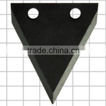 Turf aerator unit slicing blades for Toro mower