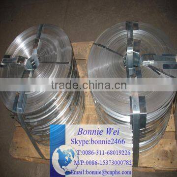 galvanized steel strips, with blue,black wax or galvanized