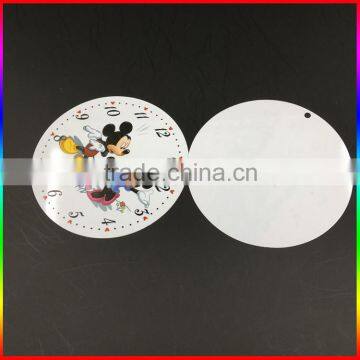 Custom Round White PVC Card for Clock photo-2