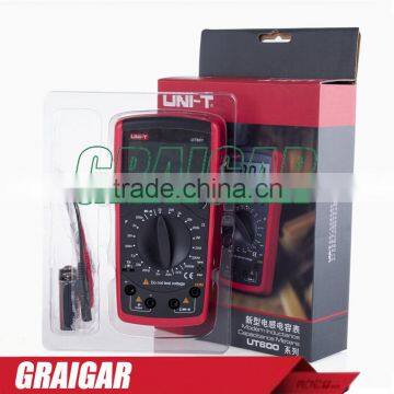 Digital Inductance Capacitance Meters UNI-T UT601 Insulation Tester RESIOSTOR Meter 20uH-2000H, 200pF-20mF