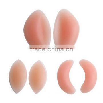Hot and fashion silicone thicken breast enhancers/ U-shaped silicone pads/Sexiy silicone bra insert