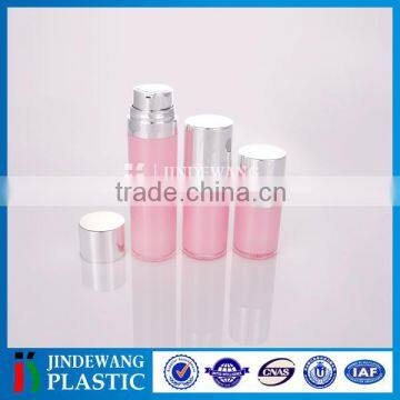 New design rotary pump head plastic bottles, acrylic airless bottles for personal care