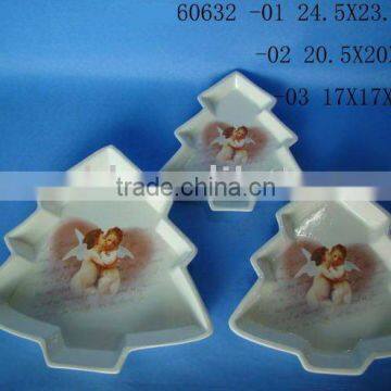 Christmas Terracotta Garden Plate