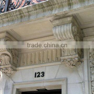 pairs carved corbel