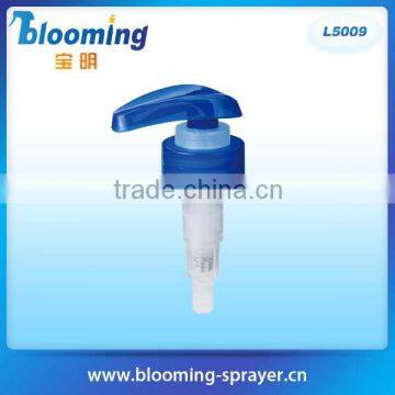 Popular bath lotion foaming pump with ribbed closure