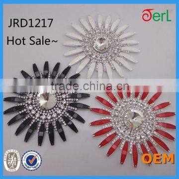 New Design! Flower Rhinestone Crystal Ornaments for Wedding Dresses photo-5